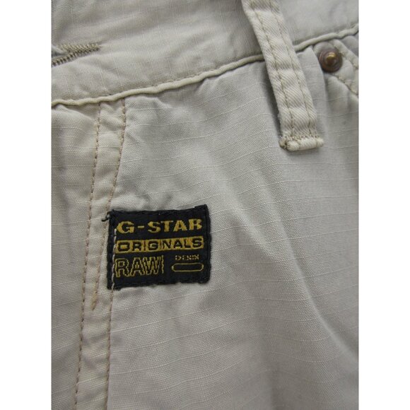 VINTAGE G Star Raw Pants 33X32 Elwood 3D Double Knee Baggy Skater Y2K* - Picture 3 of 15